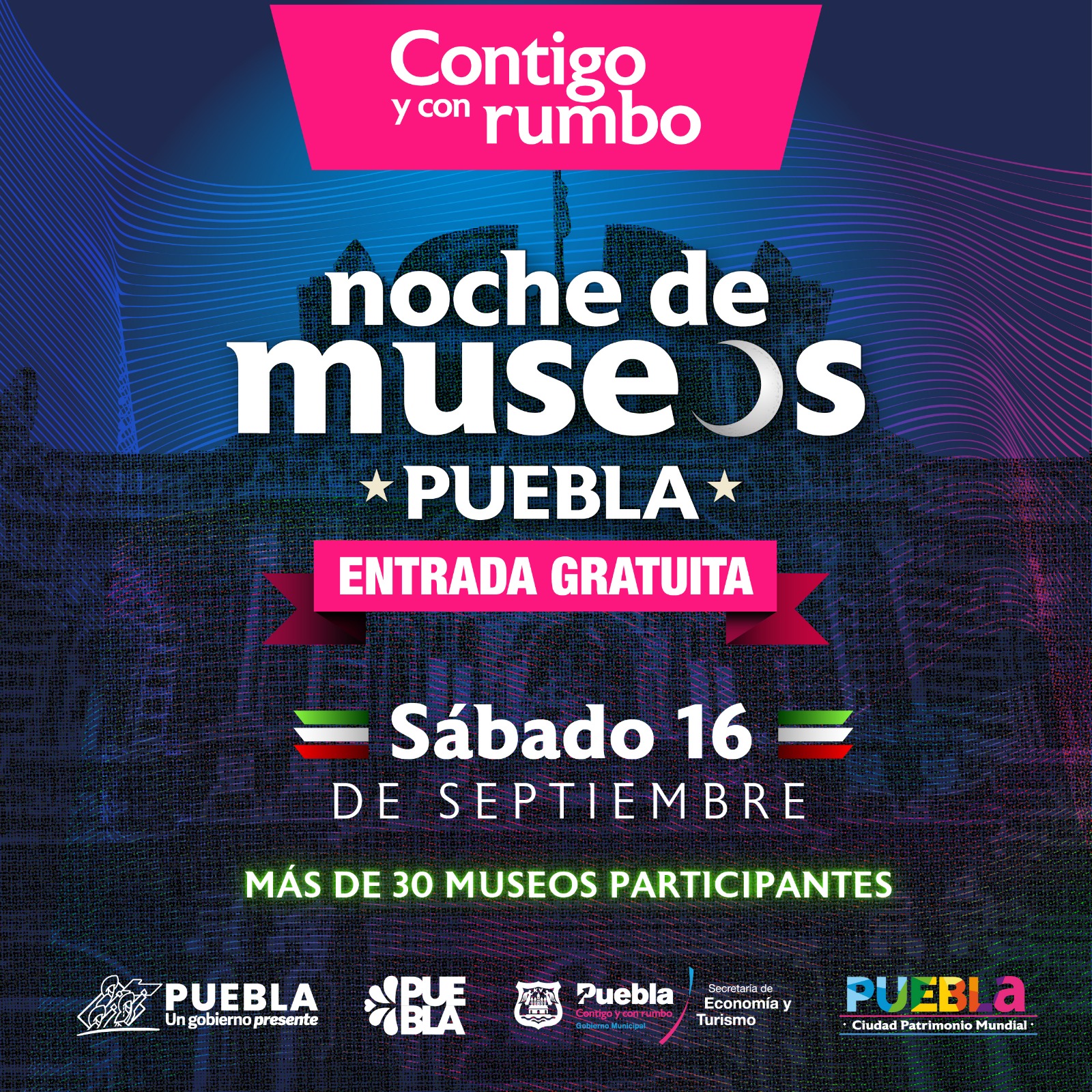 Fiestas Patrias con Noche de Museos - Identidad Puebla